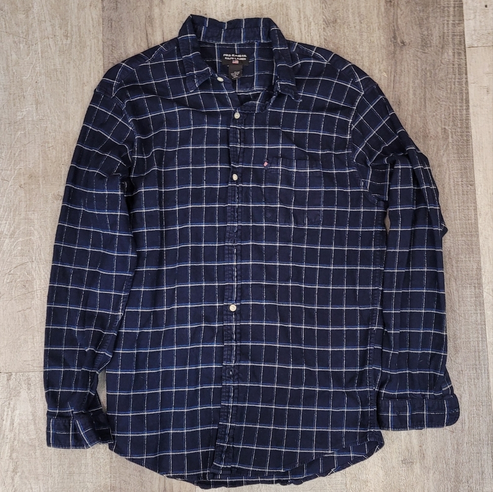 Ralph Lauren Polo jeans co button-down shirt men's XL @B4